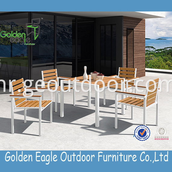 Polywood Aluminium garden dining Furniture